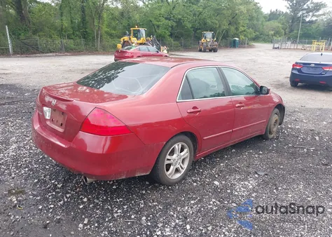 2007 Honda Accord 2.4 Se из США, поврежденный, VIN 1HGCM56327A023432